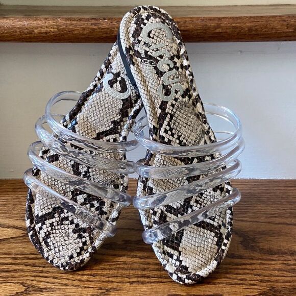 Snakeskin Sandals by Sam Edelman - Picture 4 of 11
